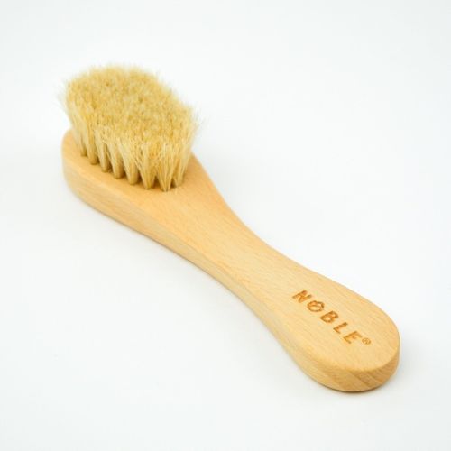 Szczotka naturalna z konia do masażu na sucho twarzy dekoltu biustu na Arena.pl