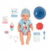 BABY BORN MAGIC BOY INTERAKTYWNA LALKA FUNKCYJNA CHŁOPIEC 43 CM BOBAS