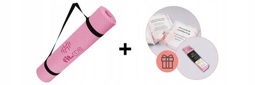 MATA DO ĆWICZEŃ JOGI PILATESU GIMNASTYCZNA TPE ANTYPOŚLIZGOWA Z UCHWYTEM na Arena.pl