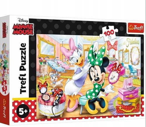 Puzzle 100 Minnie W Salonie Kosmetycznym 16387 na Arena.pl