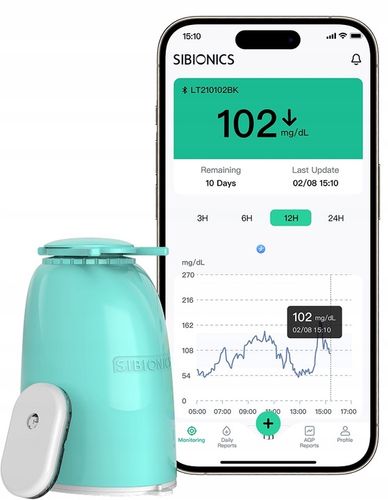 SENSOR CGM SIBIONICS GS1 - SYSTEM CIĄGŁEGO MONITOROWANIA GLUKOZY na Arena.pl
