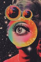 Plakat 61x91,5cm Oko w Kosmosie