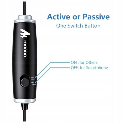 MIKROFON KRAWATOWY Z KLIPSEM MAONO DO ROZMÓW YOUTUBE VLOG PODCAST na Arena.pl