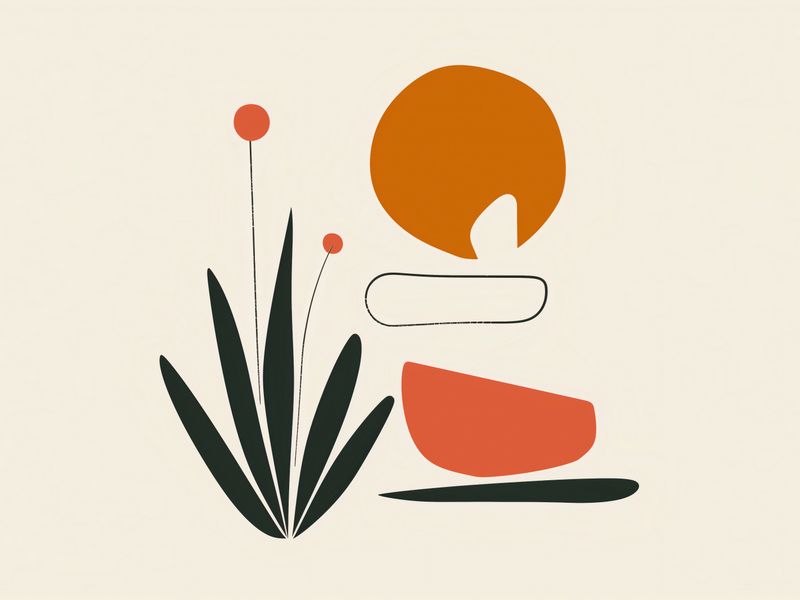 Plakat 80x60cm Abstrakcyjny Zen zdjęcie 1