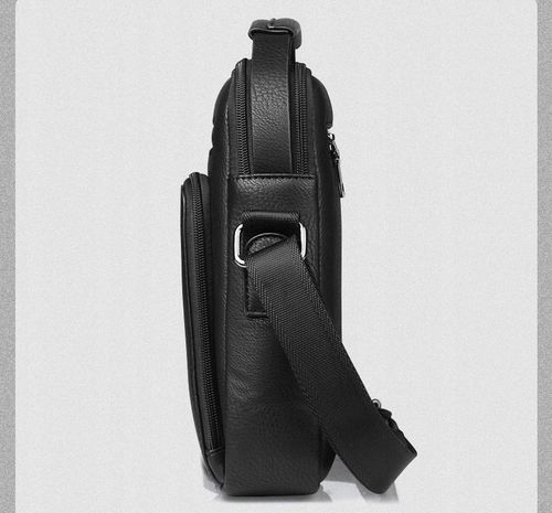 SASZETKA MĘSKA SKÓRZANA TORBA NA RAMIĘ DO RĘKI BRĄZ Z KIESZENIĄ na Arena.pl