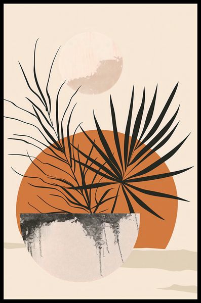 Plakat 53x81cm Palmowy Zachód zdjęcie 2