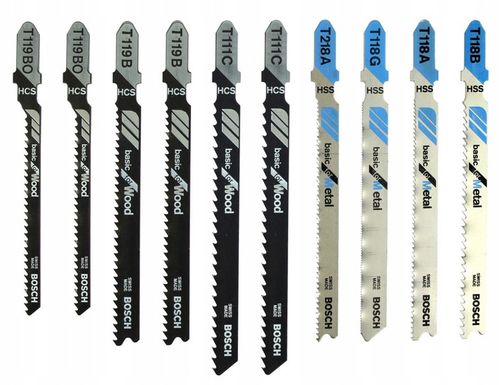 BOSCH Zestaw 10 brzeszczotów do wyrzynarek na Arena.pl