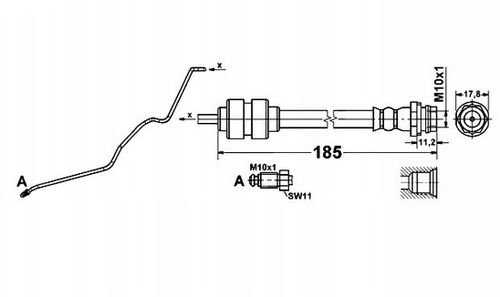 Ford S-MAX - Zestaw Przewodów Hamulcowych Teflonowych W Oplocie Stalowym na Arena.pl