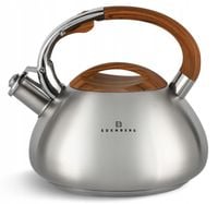 CZAJNIK Stalowy SATYNOWY 3l GRUBE 3xDNO Z Gwizdkiem INDUKCJA Gaz 1400W