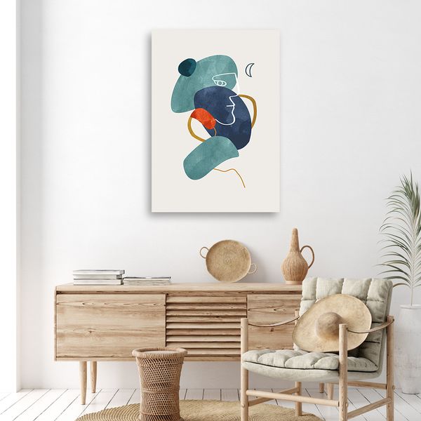 Obraz na płótnie, Abstrakcja geometryczna boho 70x100 zdjęcie 2