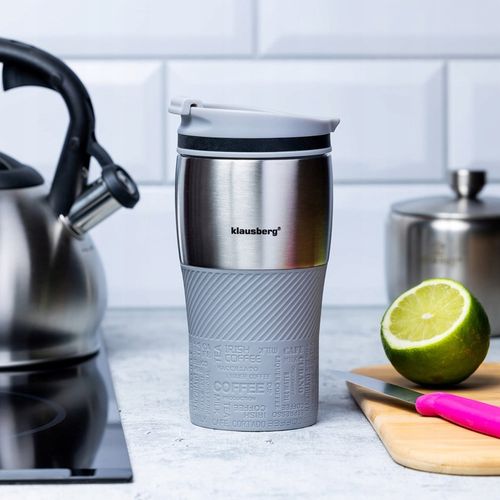 Kubek termiczny 320ml KLAUSBERG szary KB-7626 na Arena.pl