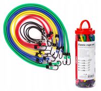 LINKI ELASTYCZNE Gumki Gumy Pasy Do Mocowania Bagażu Z Haczykami