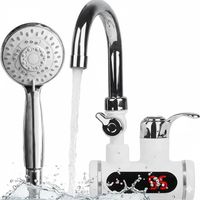 PRZEPŁYWOWY PODGRZEWACZ WODY BATERIA KUCHENNA SŁUCHAWKA PRYSZNICOWA Z WĘŻEM