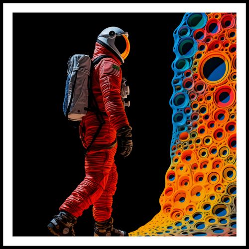 Plakat 70x70cm Eksplorator Nowych Światów na Arena.pl