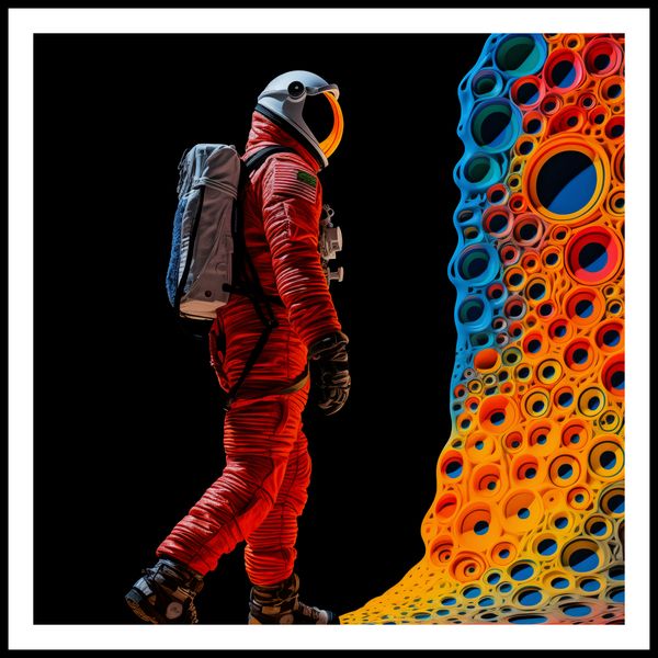Plakat 70x70cm Eksplorator Nowych Światów zdjęcie 3