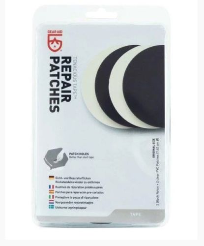 Czarne i bezbarwne łatki do naprawy odzieży, kurtek - Gear Aid Tenacious Ta na Arena.pl