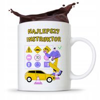 Dla Instruktora Kubek Prezent Najlepszy Instruktor Z Nadrukiem Ze Zdjęciem