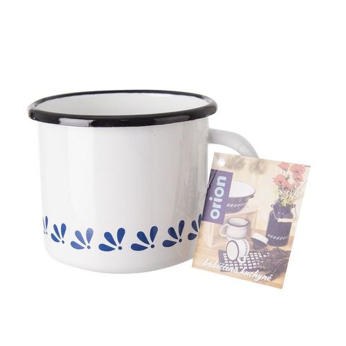 Kubek emaliowany biały MODROBILA 700 ml na Arena.pl