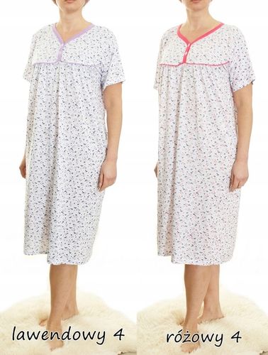 Koszula nocna wygodna PIŻAMA bawełna ELA MEGA PLUS SIZE na Arena.pl