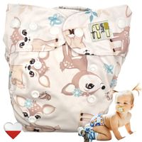 Pieluszka Wielorazowa KIESZONKA BAMBUS SARENKI Pieluszki NappiMe