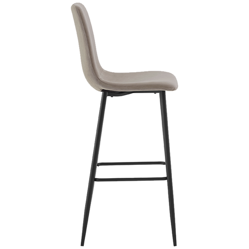 Krzesło barowe loft Nova H110 hoker taupe velvet na Arena.pl