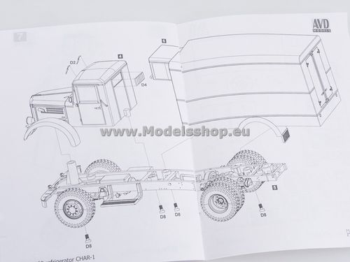SSM MAZ-200 with Refridgerator CHAR-1 model kit na Arena.pl