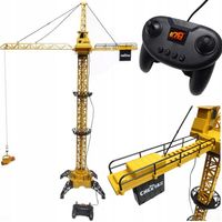 DŹWIG BUDOWLANY PILOTEM DUŻY ŻURAW GIGANT ZDALNIE STEROWANY MULTIFUNKCJE