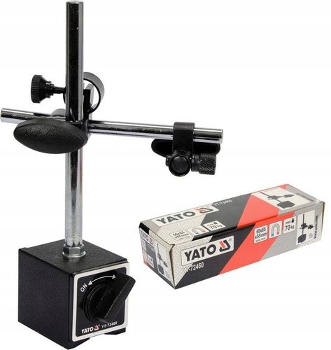 STATYW MAGNETYCZNY CZUJNIKA ZEGAROWEGO + CZUJNIK ZEGAROWY 0-10MM bicia Yato na Arena.pl