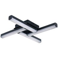 Nowoczesna lampa sufitowa Evan LED 18W 4000K do łazienki czarna