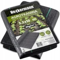 Agrotkanina Heckermann 3,2x10m 90g/m2 Czarna