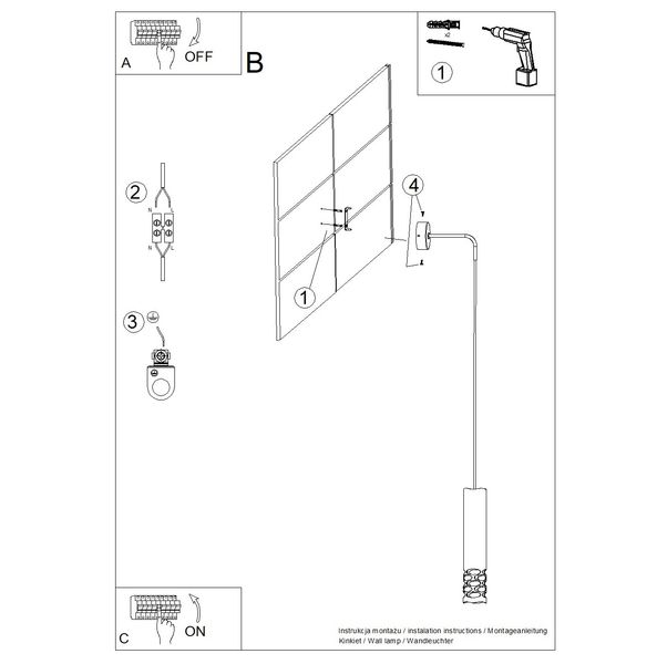 Kinkiet LIRO biały zdjęcie 11