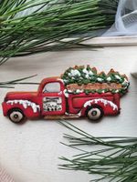 PIERNICZEK AUTO PICK UP Z CHOINKAMI W PUDEŁKU