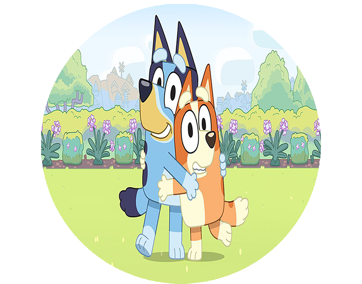 Opłatek na tort Bluey zdjęcie 1