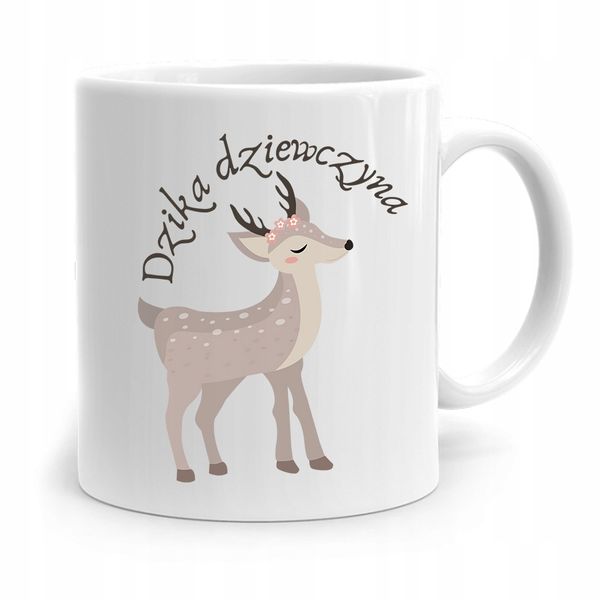 Kubek Prezent Dla Dziewczyny Dzika Dziewczyna Z Nadrukiem Ze Zdjęciem zdjęcie 1