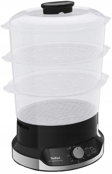 Parowar TEFAL UltraCompact VC2048 800W 9L 3 pojemniki Szybkowar zdjęcie 8