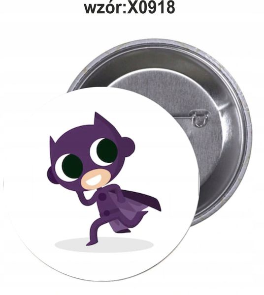 Przypinki buttony SUPER BOHATER TWOJA GRAFIKA HIT zdjęcie 1