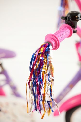 Rower 16" cali dziecięcy dla dziewczynki fotelik, kółka boczne,frędzle,kosz na Arena.pl