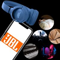 JBL TUNE 520BT NIEBIESKIE SŁUCHAWKI BLUETOOTH PURE BASS 57H GRATIS
