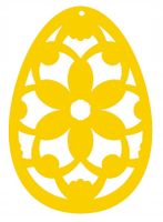 11. Zawieszka ażurowa jajko wiosna PISANKA wielkan