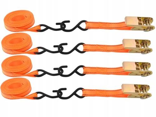 pas mocujący bagaż 4,5m/25mm - 4 szt. na Arena.pl