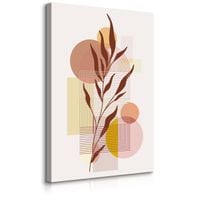 Obraz Canvas Do Salonu Gałązki Liście Styl Boho Minimalizm 20cm x 30cm