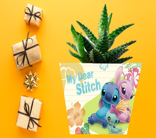 Doniczka do kwiatów/roślin - Lilo i Stich na Arena.pl