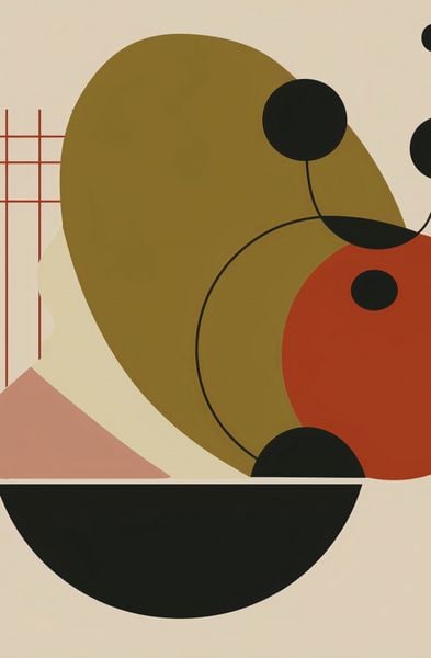 Plakat 53x81cm Geometryczny Balans zdjęcie 1