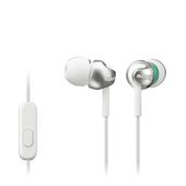 Słuchawki przewodowe SONY MDR-EX110AP _ białe _ mikrofon