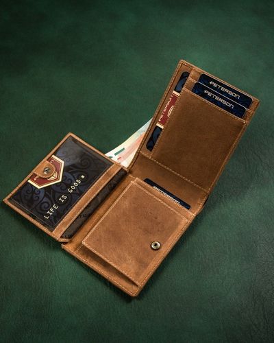 PETERSON mały portfel etui na karty RFID prezent na Arena.pl