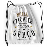 Plecak Dla Mileny Sportowy Szkolny Worek Torba Z Nadrukiem Ze Zdjęciem