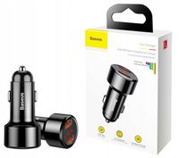 Baseus Szybka Ładowarka Samochodowa 2Xusb Qc3.0 6A