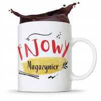 Kubek Prezent Dla Magazyniera Fajowy Magazynier Z Nadrukiem Ze Zdjęciem