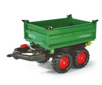 Rolly Toys 122202 Przyczepa Rolly - Mega Trailer Ciemno Zielona Koła 2-osie