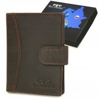 Etui Na Dokumenty Karty Skórzane Slim Beltimore Ciemny Brązg78
